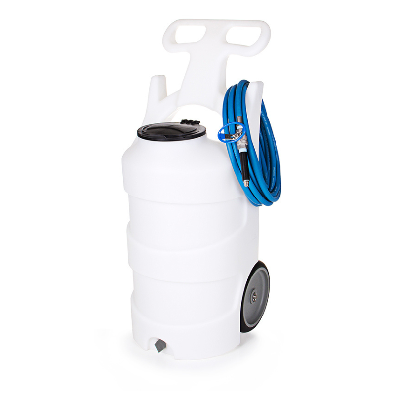 10 Gallon Battery Foam Unit with Stainless Steel Ball Valve