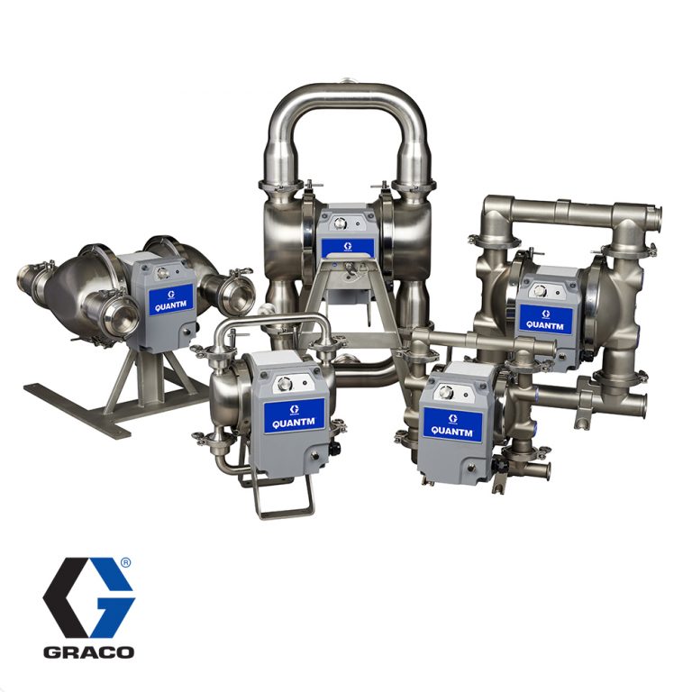 QUANTM Hygienic Electric Double Diaphragm Pumps