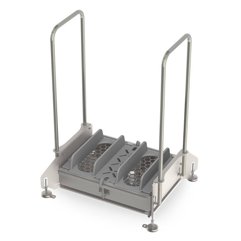 Walk-Through Footwear Sanitizing Unit