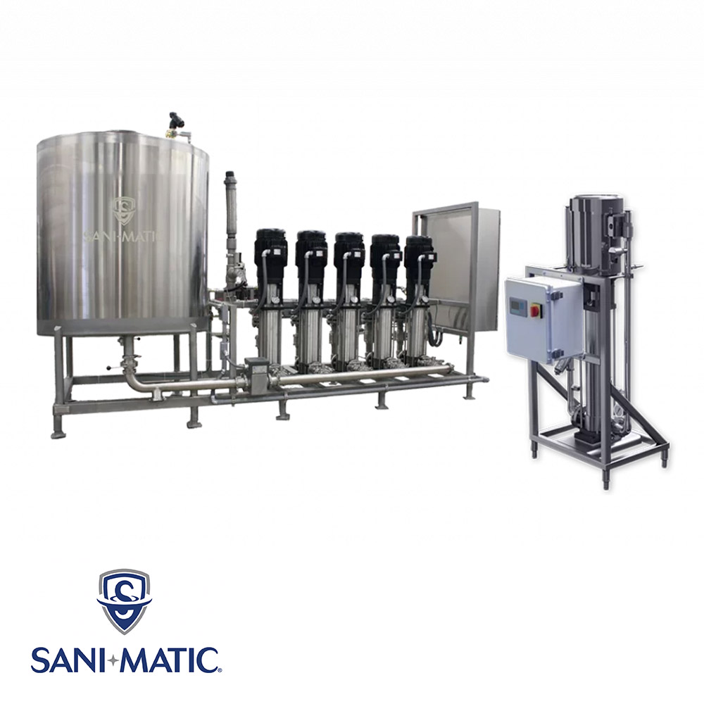 Sani-Matic Boosted Pressure Systems