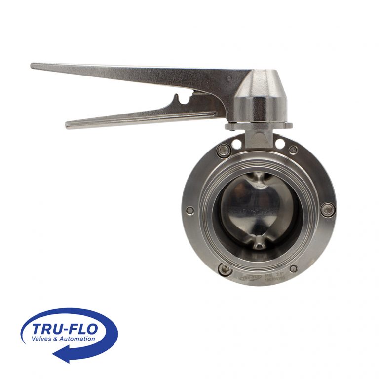 bfy 316L tri-clamp butterfly valves