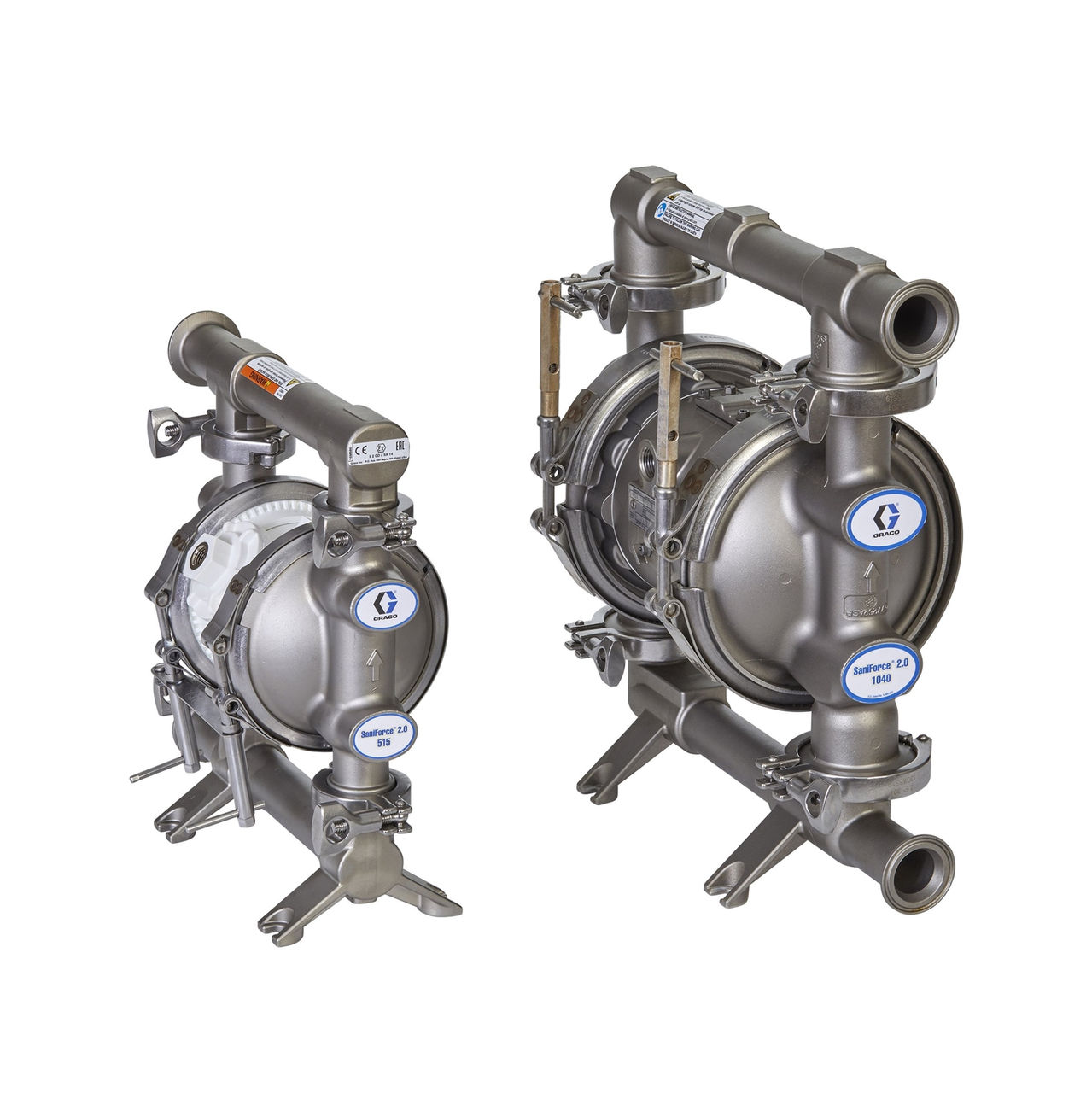 SaniForce Food Grade Air Operated Double Diaphragm Pumps