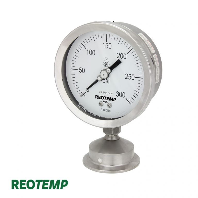 reoptemp sanitary pressure gauge