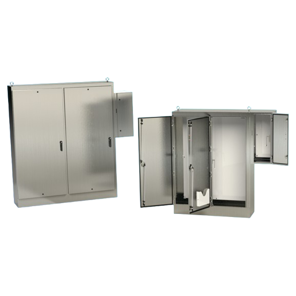 2 door free standing enclosures