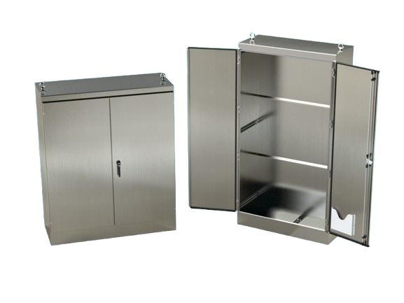 free standing two door enclosure