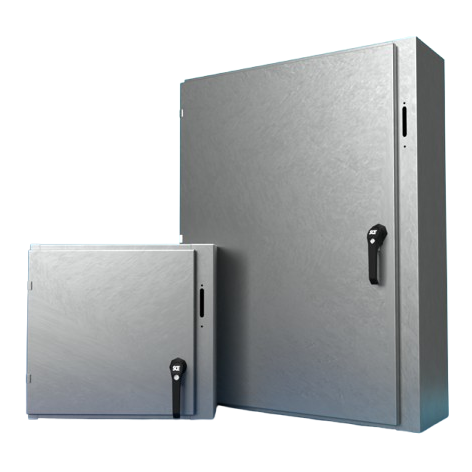 Enviroline Series Single-Door Enclosures for Flange-Mounted Disconnects with SCE Door Hardware