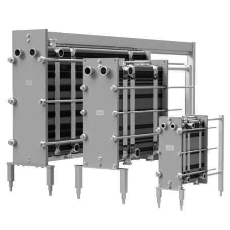 alfa laval hygienic line plate and frame heat exchangers